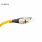 Cabo de remendo amarelo da fibra das ligações em ponte 3m da fibra do modo de FC UPC único para LAN CATV
