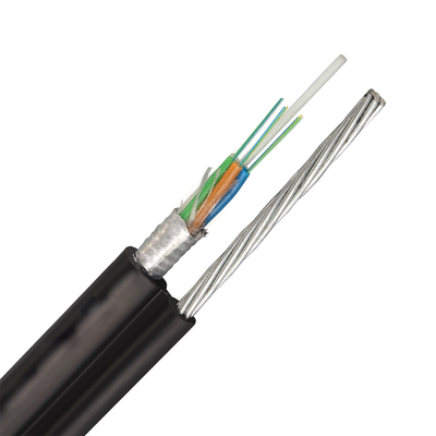 Autossuficiente figura 8 cabo aéreo de GYTC8A da fibra do núcleo do cabo de fibra ótica 12/24/96