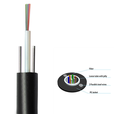 Núcleo não blindado do cabo de fibra ótica 1-24 da gota de GYXY Unitube FTTH