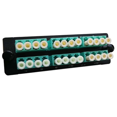 MPO/MTP - cerco modular da fibra do armário de painel de remendo 4u da gaveta do LC 12F
